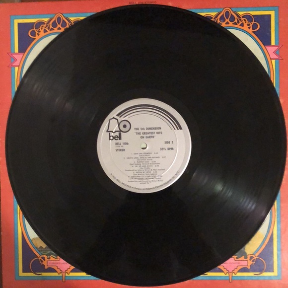 The 5th Dimension Greatest Hits On Earth Vinyl Lp '72 - Picture 5 of 7